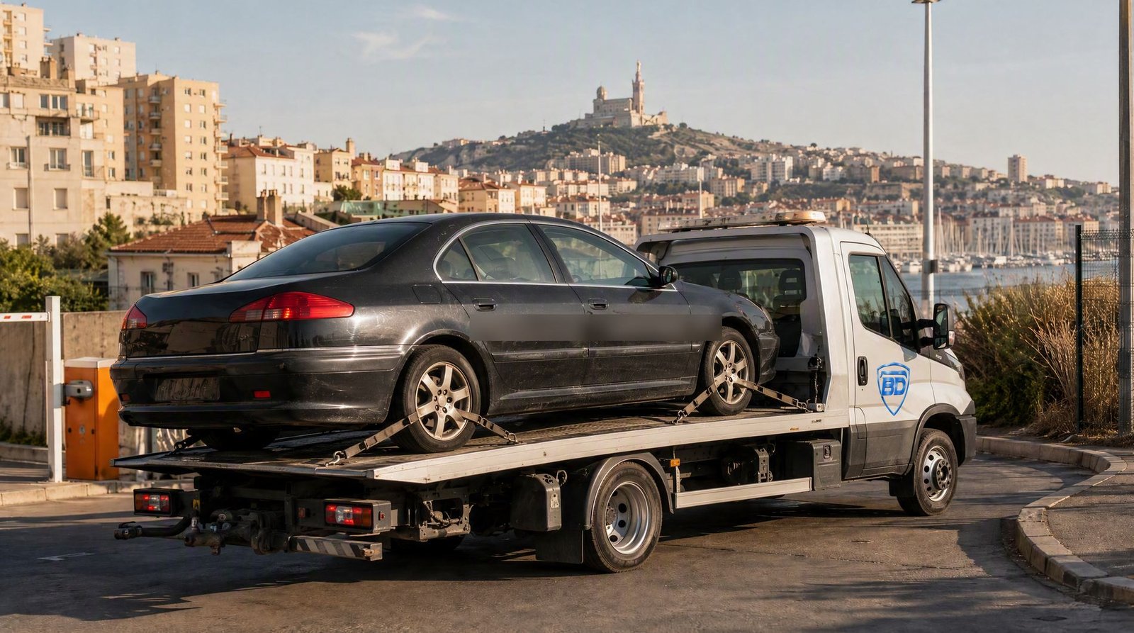 Enlèvement d'un véhicule hors d'usage par BD Automobile Rachat